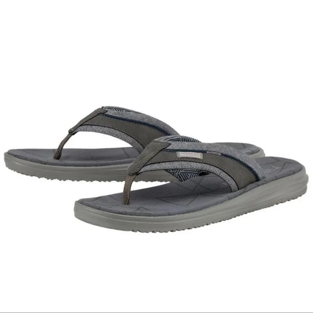 Hey Dude Men's Sami Sox Dark Grey | Men’s Footwear | Men’s Slip On Sandals